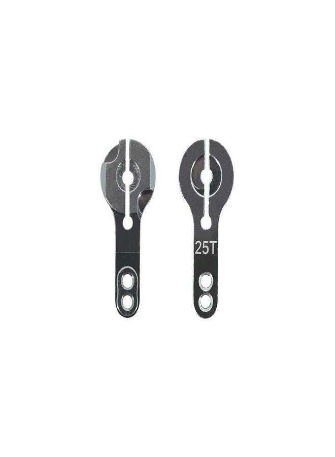 DEVMO 5pcs 25T Metal RC Servo Arm Horn Aluminum M3 Threads Steering for Futaba Savox Xcore Power HL HSP HD Servo Motors - Image 3